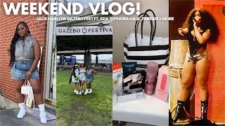 Vlog Jack Harlow Gazebo Festival ft SZA in Louisville Kentucky  Sephora Haul shopping friends [upl. by Westley]