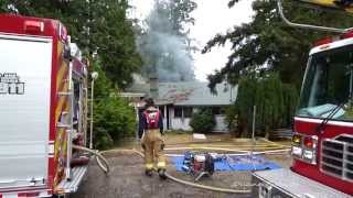 House Fire Selma Park Sechelt Sunshine Coast BC [upl. by Cosenza34]