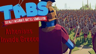 Athenians Invade Sparta TABS [upl. by Babb]