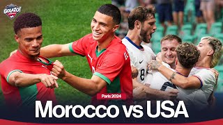 Morocco vs USA Preview 6th meeting vs African Nations at Olympics for Mens side  Morning Footy [upl. by Asinla]