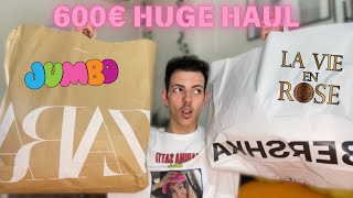 600€ HAUL  JUMBO SHEIN ZARA BERSHKA SINSAY LA VIE EN ROSE [upl. by Newel177]