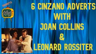 ALL SIX 1970S CINZANO Adverts with Joan Collins amp Leonard Rossiter [upl. by Till]