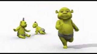 Baby Shreks doing the shake shake [upl. by Noby]