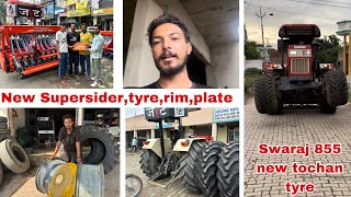 moj हो गई आज तो New Supersidertyrerimplate Swaraj 855 के लिए इतना सारा समान ले आये 😍❤️ [upl. by Leler]