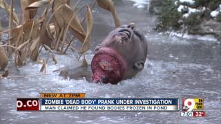 Zombie dead body prank under investigation [upl. by Bully]