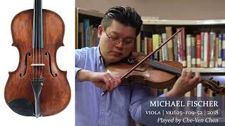 Michael Fischer quotGio Paolo Magginiquot viola 2020  CheYen Chen  at the Metzler Violin Shop [upl. by Noitsirhc]