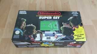 Nintendo Entertainment System Super Set 1991 Unboxing Deutsch German NES [upl. by Yerag]