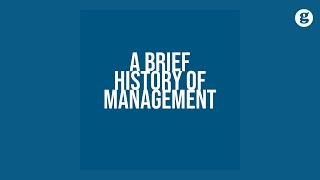 A Brief History of Management [upl. by Nednil]