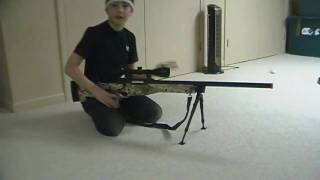 LEAPERS UTG L96 AIRSOFT SNIPER RIFLE REVIEW [upl. by Yreva]