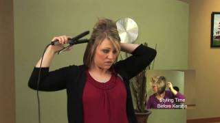 How to Straighten Hair  Before amp After Keratin Complex Treatment [upl. by Suhail]