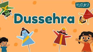 Dussehra Song for Kids 2022  English  Kutuki [upl. by Ysac]