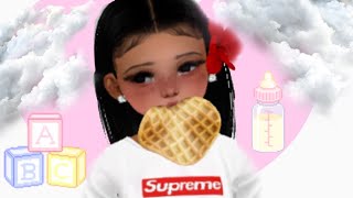 HOW TO MAKE A KID AVI ON IMVU FOR 4000 CREDITS 🐣 [upl. by Sibelle]