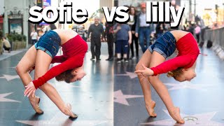 Dance Moms Lilly K vs Sofie Dossi  Funny Contortion Challenge [upl. by Tray]