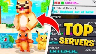 Top 15 Servers for Minecraft Bedrock 121 Android IOS Xbox One Ps4 MCPE [upl. by Lenzi576]