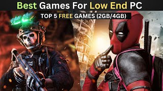 Top 5 Best Games For Low End PC 2GB4GB  GTA Like Games For Low End PC [upl. by Eceryt]