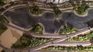 HO KATO TRACK MODEL TRAIN LAYOUT [upl. by Ahsias143]