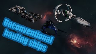 Hauling outside the box  unconventional hauling ships  EVE Online [upl. by Haggi]