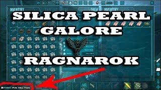 Ark  Best place to farm Silica Pearls in Ragnarok [upl. by Harbird1]