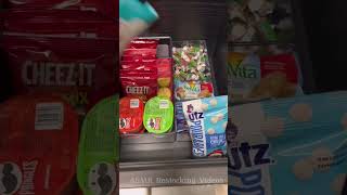 Restocking and Organizing Tiktok 🍇🥒🤗 restock restockasmr asmr snackbox adultlunchables [upl. by Yartnod]