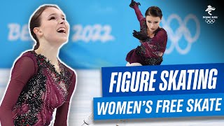 Figure Skating  Womens Free Skating  Full Replay  Beijing2022 [upl. by Niltiac]