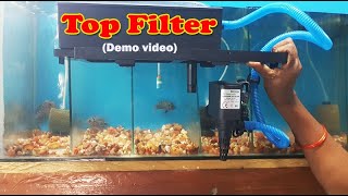 How to set up Top filter along with filtration media   Demo Video [upl. by Chace]