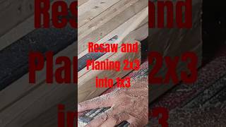 Fantastic Resaw Planing 2x3 woodworking [upl. by Yak]