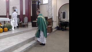 Altar Server 1  Entrance Procession  Server with Processional Cross [upl. by Grobe542]