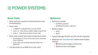 3 Satellite Subsystem [upl. by Atnamas807]