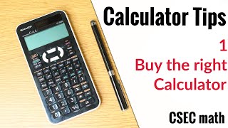 CSEC MATHS  Buying the right Calculator [upl. by Naig636]