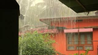 Torrential Monsoon Rain in my village near Udupi 24062017 [upl. by Nosahc]