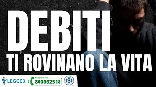 DEBITI con Banche Finanziarie e Cartelle Esattoriali che ti rovinano la vita [upl. by Leid]