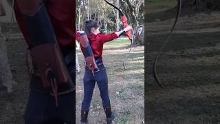 Testing a Recurve Bow by Lairton wood resinart bow archery woodart bowandarrow [upl. by Einra]