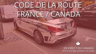 Différences à propos du code de la route au Canada [upl. by Cinom89]