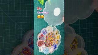 Diy earrings beadsearrings diyjewellery diyaccessories shorts [upl. by Sharla]