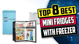 Best Mini Fridge with Freezer  Top 8 Reviews Buying Guide 2024 [upl. by Murat]