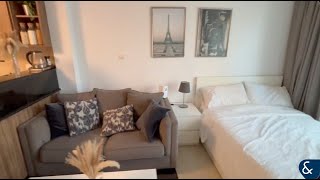 Studio Apartment in Burj Al Nujoom Downtown Dubai [upl. by Wilcox715]