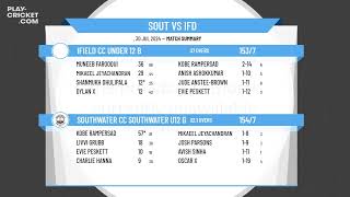 Southwater CC Southwater U12 Gold v Ifield CC Under 12 B [upl. by Laughton]