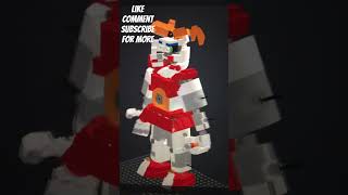 Lego FNAF Sister location Circus Baby faceplate show off [upl. by Sofko]