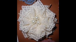 Stunning Shabby Chic Flower Tutorial  jennings644 [upl. by Milks]