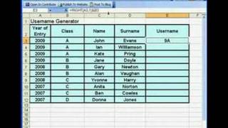 E111 Concatenation in Excel 3 Using LEFT and RIGHT [upl. by Allekim]