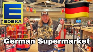 Exploring German Supermarket Edeka compare to American Grocery store [upl. by Ttirrem359]