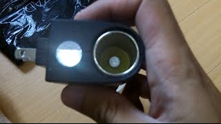 Unboxing AC to DC Converter Car Cigarette Lighter Socket Adapter [upl. by Aikimat]