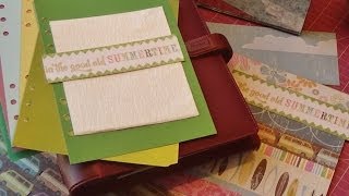 Filofax A5 Organizer Customizing Your Own Dividers  aSimplySimpleLife [upl. by Eimerej666]