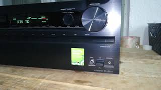 Receiver Onkyo TXNR616 [upl. by Adalheid]