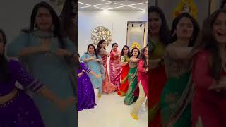 Priyanka Jain and Himaja mass dance performance after Varalaxmi Pooja varalaxmipooja himaja reels [upl. by Esinad]