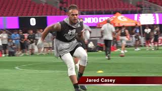 LB Drills Rivals Camp Series Five Star Atlanta 2018 [upl. by Sachs]