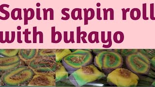 Sapin sapin roll with bukayo filling [upl. by Shevlo]