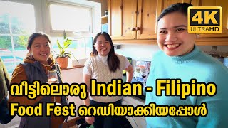 WE ENJOYED AN INDIAN FILIPINO FOOD FEST AT OUR HOME IN IRELAND  IRELAND  Vlog 506 [upl. by Kirstyn]