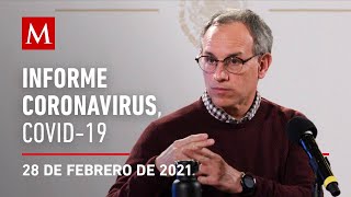 Informe diario por coronavirus en México 28 de febrero de 2021 [upl. by Standford265]