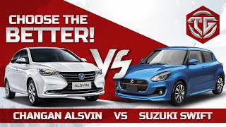 Alsvin Vs Swift  Same Price  Sedan ya Hatchback  The Garage Review [upl. by Islean293]